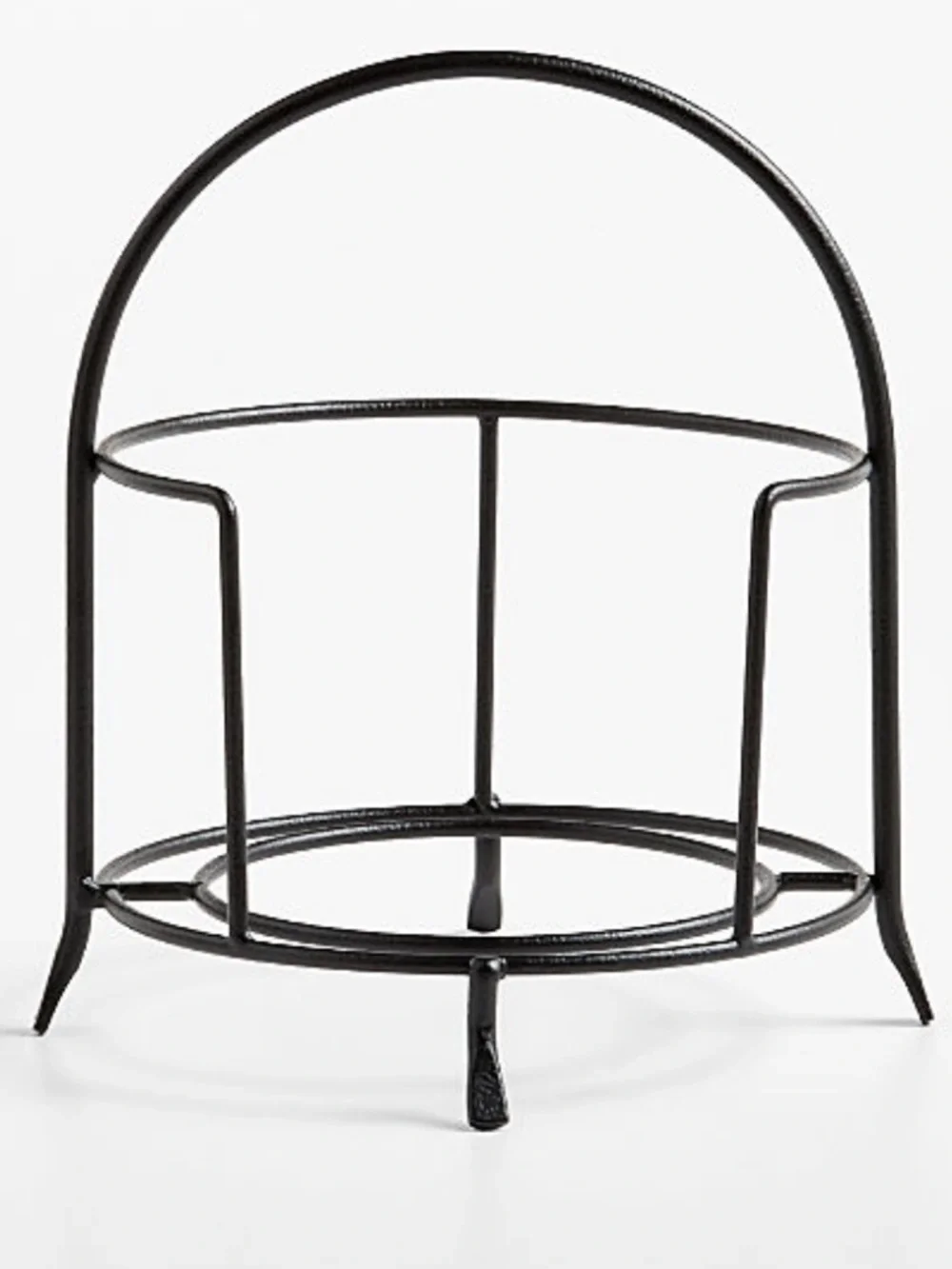 New! Crate&Barrel Plates Stand in Black